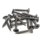 Flat Head Wood Screws, 100pcs #6 x 1 Inch Phillips Drywall Screws with Fine Thread, Self Tapping Screws for Metal, Sheet Rock, Timber, Outdoor Indoor Use, Carbon Steel Gray Phosphate by IMSCREWS