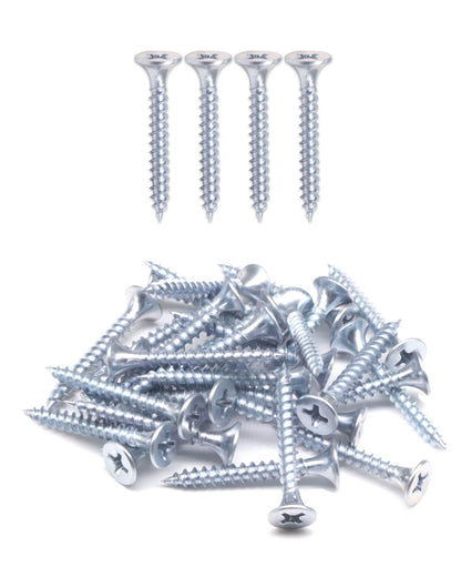 IMScrews 200pcs #6 x 1-1/8" Flat Head Phillips Drywall Screws Fine Thread Sharp Point Wood Screw, Carbon Steel 1022A, Zinc Coated