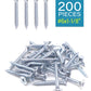 IMScrews 200pcs #6 x 1-1/8" Flat Head Phillips Drywall Screws Fine Thread Sharp Point Wood Screw, Carbon Steel 1022A, Zinc Coated