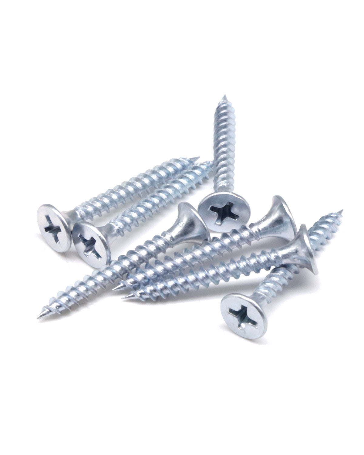 IMScrews 200pcs #6 x 1-1/8" Flat Head Phillips Drywall Screws Fine Thread Sharp Point Wood Screw, Carbon Steel 1022A, Zinc Coated