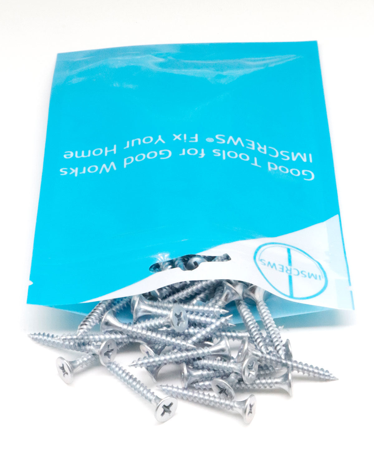 IMScrews 200pcs #6 x 1-1/8" Flat Head Phillips Drywall Screws Fine Thread Sharp Point Wood Screw, Carbon Steel 1022A, Zinc Coated