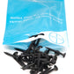 200PCS #6 x 1-1/4 Inch Black Drywall Screws, Flat Head Phillips Wood Screws, Sheetrock Screws with Fine Thread Phosphate, Self Tapping Screws for Metal, Drywall, Wooden, Outdoor and Indoor by IMSCREWS
