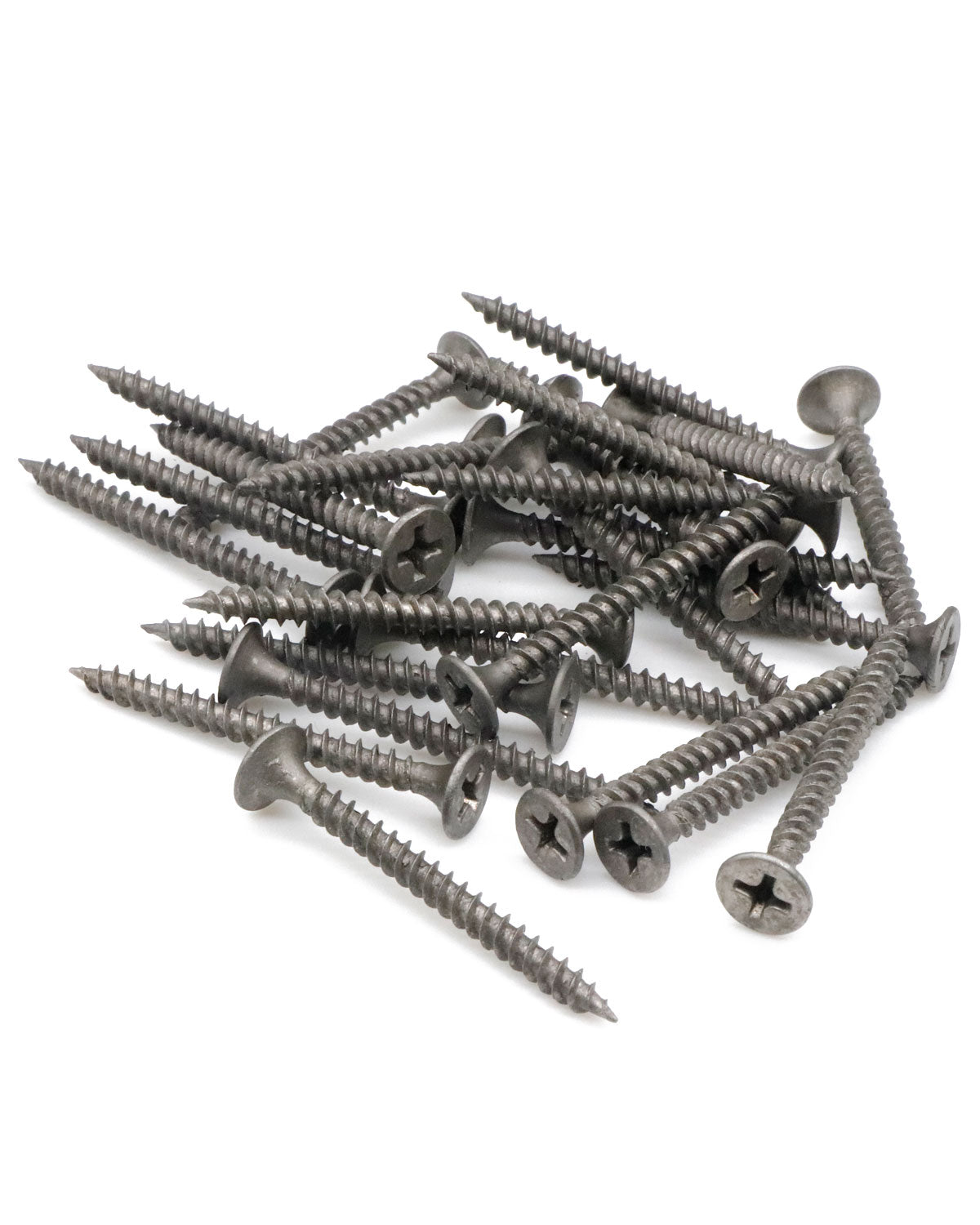 Drywall Screws, 200PCS #6 x 1-1/2" Flat Head Phillips Wood Screws, Sheetrock Screws with Fine Thread Gray Phosphate, Self Tapping Screws for Metal, Drywall, Wooden, Outdoor and Indoor by IMSCREWS