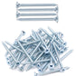 IMScrews 200pcs #6x1-1/2" Flat Head Phillips Drywall Screws Fine Thread Sharp Point Wood Screw Assortment Kit, Carbon Steel 1022A, Zinc Coated
