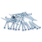 IMScrews 200pcs #6x1-1/2" Flat Head Phillips Drywall Screws Fine Thread Sharp Point Wood Screw Assortment Kit, Carbon Steel 1022A, Zinc Coated