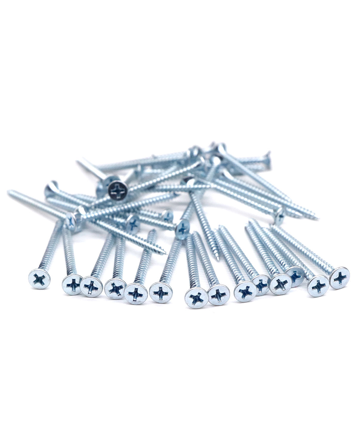 IMScrews 200pcs #6x1-1/2" Flat Head Phillips Drywall Screws Fine Thread Sharp Point Wood Screw Assortment Kit, Carbon Steel 1022A, Zinc Coated