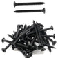 IMScrews 100pcs #7 x 1-3/4" Flat Head Phillips Drywall Screws Fine Thread Sharp Point Wood Screw, Carbon Steel 1022A, Black Phosphate