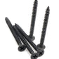 IMScrews 100pcs #8x2" Flat Head Phillips Drywall Screws Fine Thread Sharp Point Wood Screw Assortment Kit, Carbon Steel 1022A, Black Phosphate
