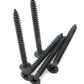 IMScrews 100pcs #8x2-1/4" Flat Head Phillips Drywall Screws Fine Thread Sharp Point Wood Screw Assortment Kit, Carbon Steel 1022A, Black Phosphate