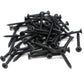 IMScrews 100pcs #8x2-1/4" Flat Head Phillips Drywall Screws Fine Thread Sharp Point Wood Screw Assortment Kit, Carbon Steel 1022A, Black Phosphate