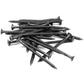 IMScrews 100шт #8x2-3/8" Шурупы для гипсокартона с плоской головкой и крестообразным шлицем. Набор шурупов для дерева с тонкой резьбой и острым концом, углеродистая сталь 1022A, черный фосфат.