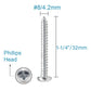 IMScrews 100pcs Plastic Self Drilling Drywall Anchors with Screws Assortment Kit, Wall Anchors Kit with 50pcs Screws/50pcs Drywall Anchors