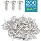 IMScrews 200 шт. #6 x 1/2 дюйма (12 мм) шурупы с крестообразной головкой для дерева, сверхмощные шурупы из нержавеющей стали 18/8 (304)