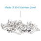 IMScrews 100 Qty #6 x 3/4"(20mm) Truss 304 Stainless Phillips Head Wood Screws