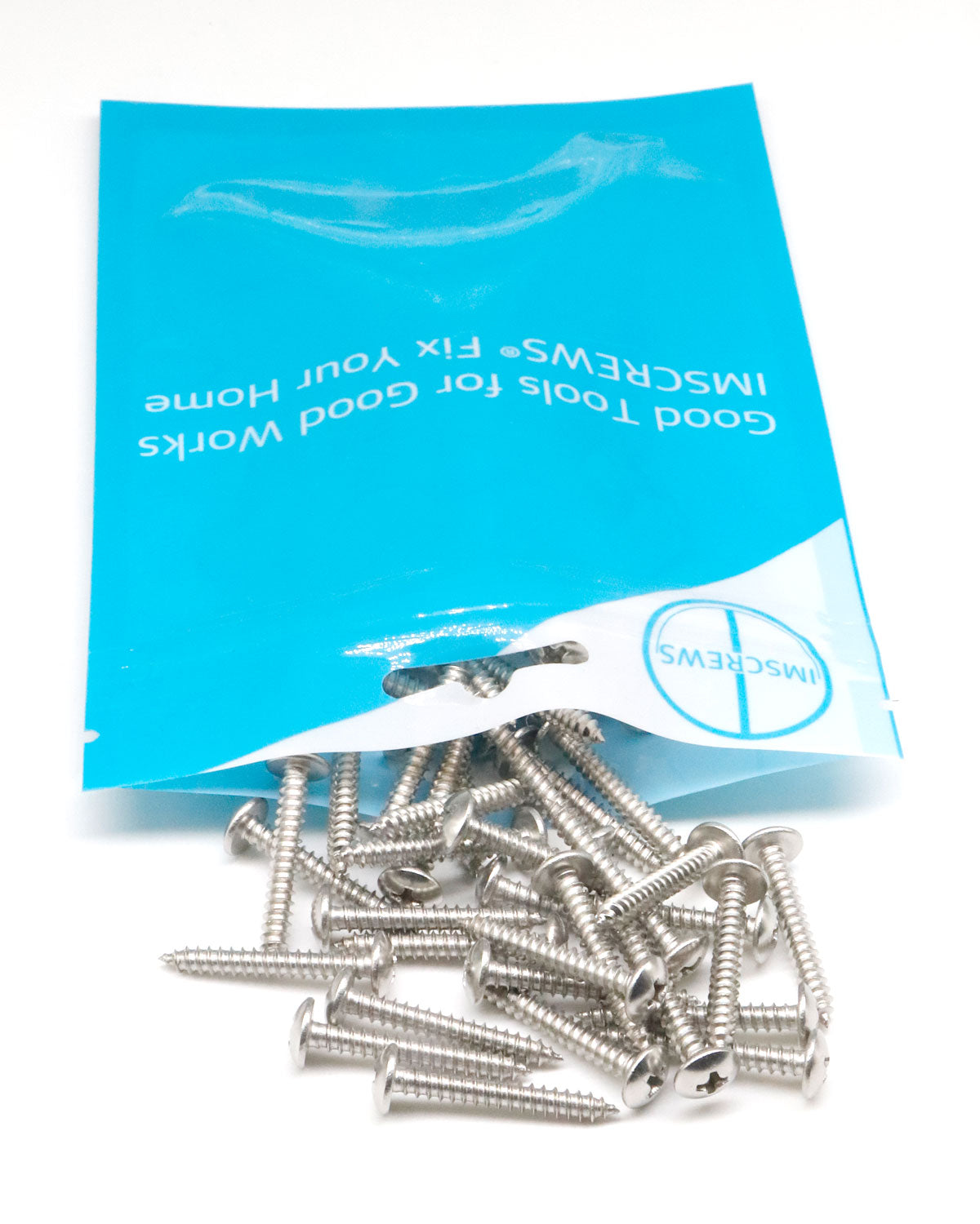 IMScrews #6 x 1 "(25 мм) 100 шт., нержавеющая сталь 304 с крестообразной головкой, саморезы для листового металла, ассортиментный набор