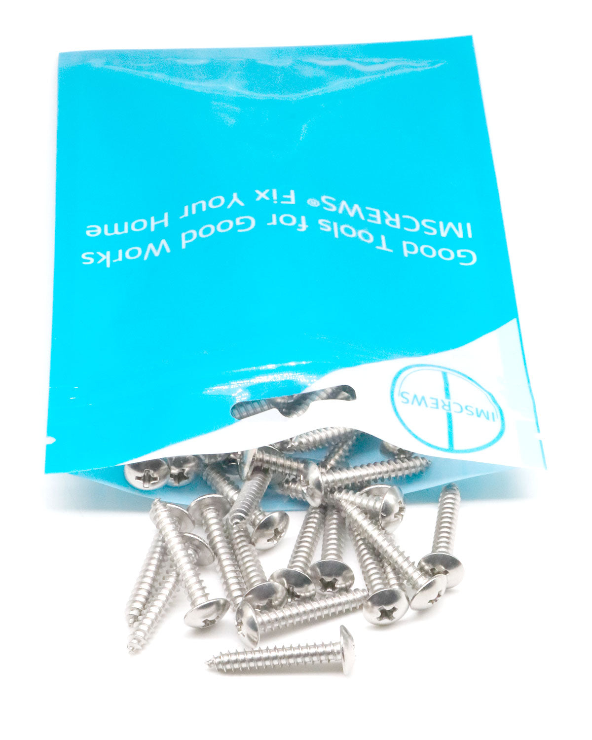 IMScrews #8 x 1 "(25 мм) 100 шт., нержавеющая сталь 304 с крестообразным шлицем, саморезы для листового металла, ассортиментный набор