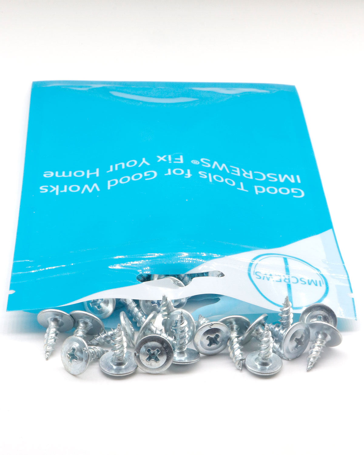 #8 x 1/2" Wood Screws 100pcs Self Tapping Modified Truss Head Screws Zinc Standard Thread for Wood Work MDF