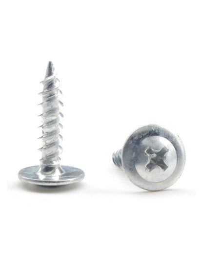 IMScrews 100pcs #8 x 3/4" Truss Head Screws Standard Thread Self Tapping Screws Wood Work MDF Zinc Plated