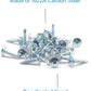 IMScrews 200pcs #8 x 3/4" Self Drilling Truss Head Screws Standard Thread Wood Work MDF Zinc