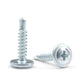 IMScrews 200pcs #8 x 3/4" Self Drilling Truss Head Screws Standard Thread Wood Work MDF Zinc