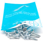 IMScrews 200pcs #8 x 3/4" Self Drilling Truss Head Screws Standard Thread Wood Work MDF Zinc