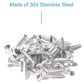 IMScrews 200 шт. #6 x 5/8" (16 мм) шурупы по дереву Phillips с плоской головкой из нержавеющей стали 18-8 (304) саморезы из нержавеющей стали с потайной головкой