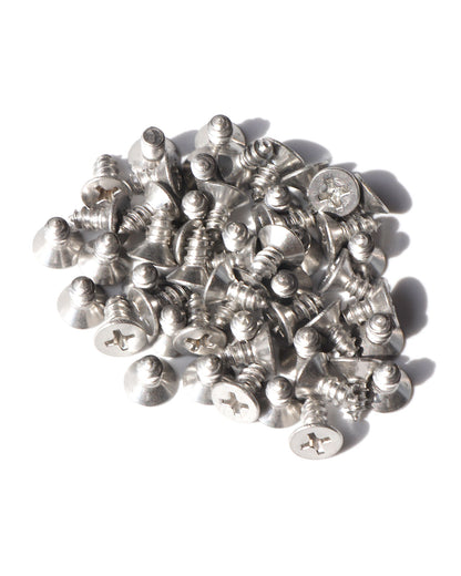 IMScrews 100 шт. #8 x 3/8" (9,5 мм) шурупы по дереву Phillips с плоской головкой из нержавеющей стали 18-8 (304) саморезы из нержавеющей стали с потайной головкой