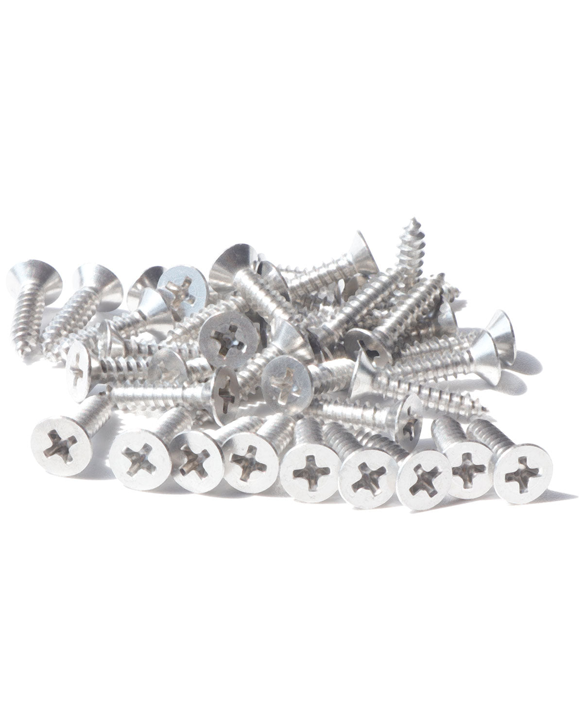 IMScrews 200pcs #8 x 3/4" (19mm) Stainless Flat Head Phillips Wood Screws 18-8 (304) Stainless Steel Countersunk Self Tapping Screws