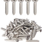 IMScrews 100pcs #8 x 1" (25mm) Stainless Flat Head Phillips Wood Screws 18-8 (304) Stainless Steel Countersunk Self Tapping Screws