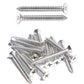 IMScrews 50pcs #10 x 2" (50mm) Stainless Flat Head Phillips Wood Screws 18-8 (304) Stainless Steel Countersunk Self Tapping Screws