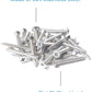 IMScrews 50 шт. #12 x 1-1/2 дюйма (38 мм) шурупы Phillips с плоской головкой из нержавеющей стали 18-8 (304) саморезы из нержавеющей стали с потайной головкой