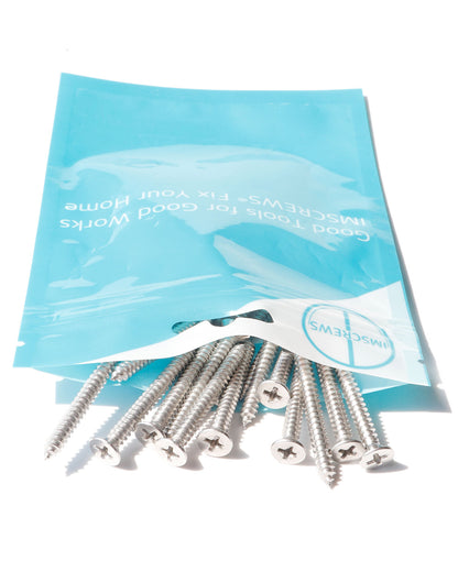 IMScrews 25 шт. #12 x 1-1/2 дюйма (38 мм) шурупы Phillips с плоской головкой из нержавеющей стали 18-8 (304) саморезы из нержавеющей стали с потайной головкой