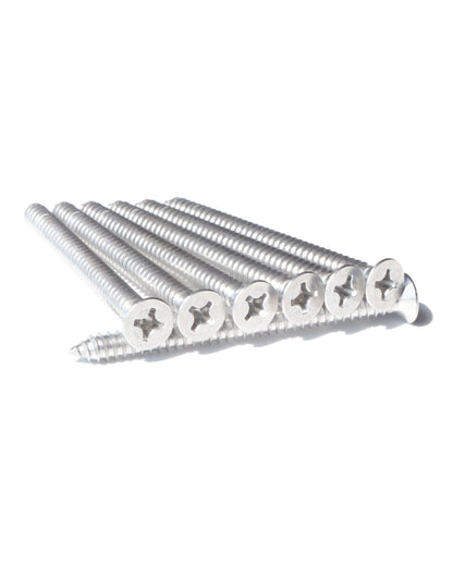 IMScrews 25pcs #12 x 3" (75mm) Stainless Flat Head Phillips Wood Screws 18-8 (304) Stainless Steel Countersunk Self Tapping Screws