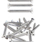 IMScrews 25 шт. # 14 x 1-3/4 дюйма (45 мм) шурупы по дереву Phillips с плоской головкой из нержавеющей стали 18-8 (304) саморезы из нержавеющей стали с потайной головкой