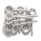 IMScrews 5pcs M6 x 3-1/4 Inch Screw Eyes Small Eyelet Screws Lag Eyebolt 18-8(304) Stainless Steel Heavy Duty Hook