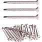 IMScrews 100pcs #8 x 2" Stainless Flat Head Phillips Self Drilling Screws, 410 Stainless Steel Full Thread Sheet Metal Tek Wood to Metal Screws