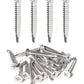 IMScrews 50pcs #8 x 1-1/2" Stainless Flat Head Phillips Self Drilling Screws, 410 Stainless Steel Full Thread Sheet Metal Tek Wood to Metal Screws