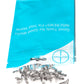 IMScrews 50pcs #8 x 1/2" Stainless Flat Head Phillips Self Drilling Screws, 410 Stainless Steel Full Thread Sheet Metal Tek Wood to Metal Screws