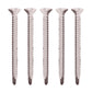 IMScrews 50pcs #12 x 2" Stainless Flat Head Phillips Self Drilling Screws, 410 Stainless Steel Full Thread Sheet Metal Tek Wood to Metal Screws