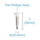 Stainless Steel Sheet Metal Screws #12 x 1 Inch 25pcs, Self Drilling Flat Head Phillips Stainless Steel 410 Screws Standard Thread Teks Screws for Wood to Metal Stud by IMSCREWS