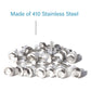 IMScrews 25 шт. # 14 x 3/4 дюйма, самосверлящие винты с шестигранной головкой из нержавеющей стали, винты из нержавеющей стали 410 с полной резьбой для листового металла Tek