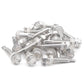 IMScrews 25 шт. # 14 x 1-1/2 дюйма самосверлящие винты с шестигранной головкой из нержавеющей стали, винты Tek из нержавеющей стали с полной резьбой из нержавеющей стали 410