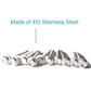 IMScrews 50pcs #12 x 2" Stainless Hex Washer Head Self Drilling Screws, 410 Stainless Steel Full Thread Sheet Metal Tek Screws
