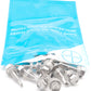 #12 x 1" Stainless Hex Washer Head Self Drilling Screws (25pcs), Stainless Steel 410 Fully Threaded Sheet Metal Tek Self-Tapping Screw by IMSCREWS