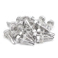 IMScrews 100pcs #12 x 1" Stainless Hex Washer Head Self Drilling Screws, 410 Stainless Steel Full Thread Sheet Metal Tek Screws