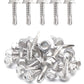 IMScrews 25pcs #10 x 3/4" Stainless Hex Washer Head Self Drilling Screws, 410 Stainless Steel Full Thread Sheet Metal Tek Screws