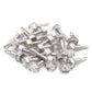 IMScrews 25pcs #10 x 3/4" Stainless Hex Washer Head Self Drilling Screws, 410 Stainless Steel Full Thread Sheet Metal Tek Screws