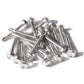 IMScrews 25pcs #10 x 1-1/2" Stainless Hex Washer Head Self Drilling Screws, 410 Stainless Steel Full Thread Sheet Metal Tek Screws