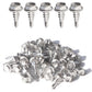 IMScrews 25 шт. # 10 x 1/2 дюйма самосверлящие винты с шестигранной головкой из нержавеющей стали, винты из нержавеющей стали 410 с полной резьбой для листового металла Tek