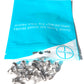 IMScrews 100pcs #10 x 1/2" Stainless Hex Washer Head Self Drilling Screws, 410 Stainless Steel Full Thread Sheet Metal Tek Screws